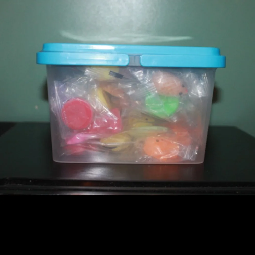 Kawaii Party Favors Box of Classroom Prizes Including 61 Pcs Squishy Toys